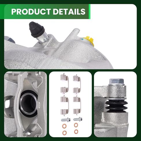 MOCA Front Left & Right Brake Calipers W/Bracket Fit 1996-2000 for Honda Civic 1.6L, 2006-2011 for Honda Civic 1.8L, 2010-2014 for Honda Insight 1.3L in Kuwait