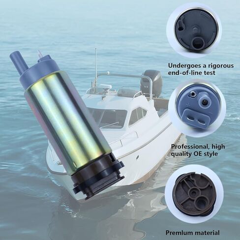 Fuel Pump Compatible with Mercury 20HP 25HP 30HP 40HP 50HP 60HP 4-Stroke Outboard (2002-2012) - Replaces 892267A51, 898101T67, 892267530, 16735-ZW5-003, 7206782, 6990188 - Includes Filter & Gaskets in Saudi Arabia