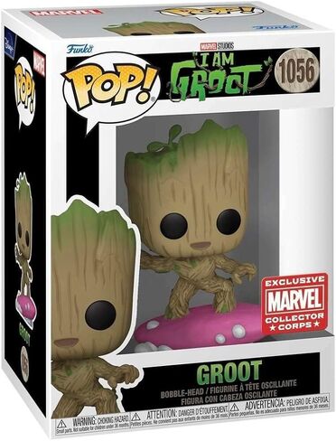 Funko Pop Groot #1056 Marvel Collector Corps Exclusive Disney+ I am Groot in Kuwait