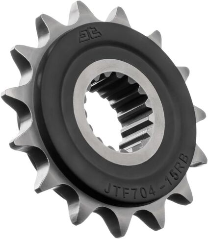 JT Sprockets JTF704.15RB ضرس عمود المناولة الأمامي المبطن بالمطاط ذو 15 سنًا in Kuwait