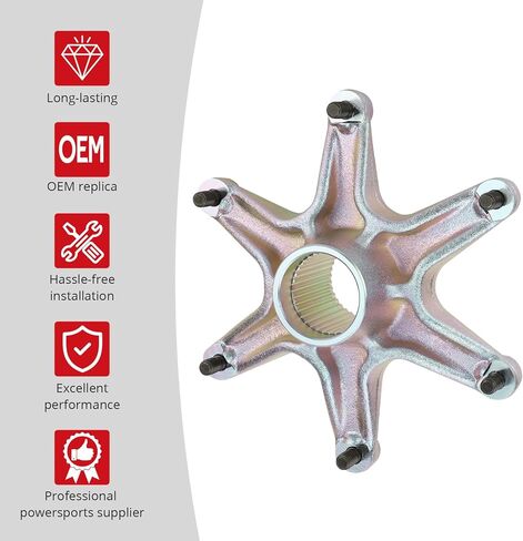JAVIK Rear Axle Sprocket Mount Hub Collar Holder Kit Compatible with Yamaha Raptor 660 YFM660R 2001 2002 2003 2004 2005,OEM# 5LP-25386-00-00 901160850700 in Kuwait