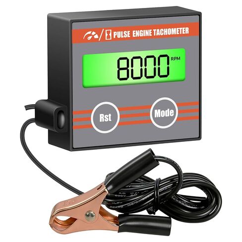 Small Engine Hour Meter, Digital Tachometer Tach Gauge, Maintenance Reminder, Battery Replaceable, Inductive Hour Meter for Lawn Mower Tractor Generator Marine Outboard ATV in Saudi Arabia