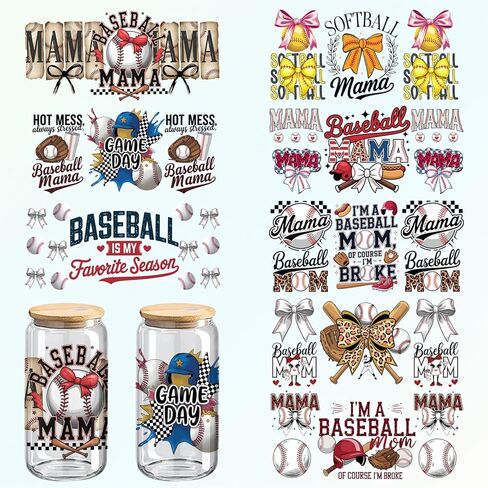 Soccer UV DTF Cup Wraps, 8-Pack Cup World Stickers16 oz Cups, Glass and Wood Crafts, 11 * 5 Inches (781) in Kuwait