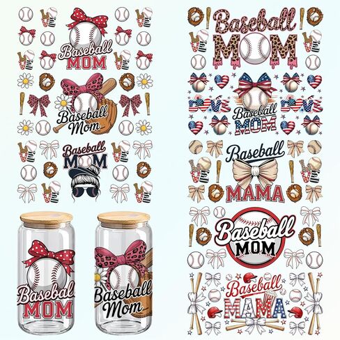 Soccer UV DTF Cup Wraps, 8-Pack Cup World Stickers16 oz Cups, Glass and Wood Crafts, 11 * 5 Inches (781) in Kuwait