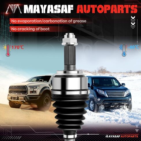 مجموعة عمود المحور الأمامي للسيرة الذاتية الجانب الأيمن متوافق مع Honda Accord 2003-2007، 2.4L L4، استبدال 66-4218 in Kuwait