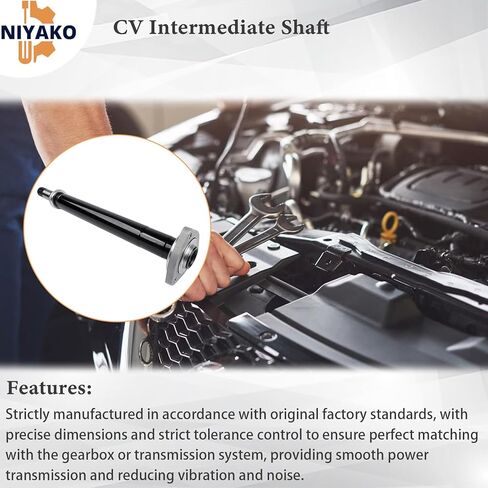 CV Intermediate Shaft Replacement# 22901057 20997747 Fit 2010-2015 Allure LaCrosse Regal, 2010-2019 SRX XTS, 2013-2020 Chevy Impala Malibu in Kuwait