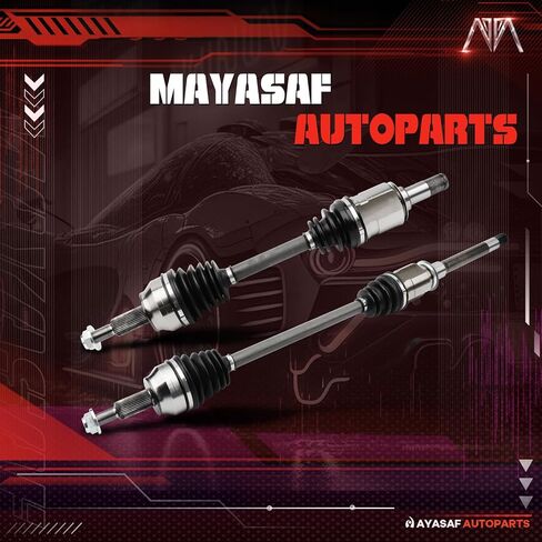 Front Left & Right Side CV Axle Shaft Assembly Compatible with Dodge Durango 2011-2023, Jeep Grand Cherokee 2011-2022, V6 3.0L 3.6L V8 5.7L,Replace# 66-3758 66-3759 in Kuwait