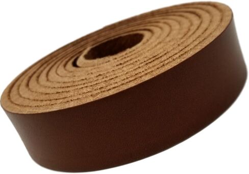 TOFL 1 Inch Wide x 72" (6 Feet) Long Thick Leather Strips for Crafts | 9/64" Thick (8-9oz) | Leather Strapping for Craft Supplies, Bags, Belts, Jewelry | Teal in Kuwait