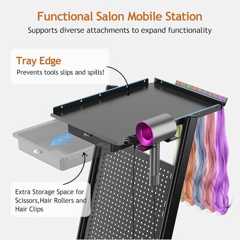 Salon Trolley Salon Cart on Wheels Rolling Salon Tray in Saudi Arabia