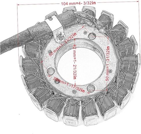Stator Coil for 1 1000 2001-2005 2002 2003 2004 5LV-81410-00 in Saudi Arabia