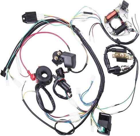 1 Set Wire Harness Stator Assembly Kit for 50 70 90 110 125cc Off- Motorcycle Wiring Coil Kit in Saudi Arabia