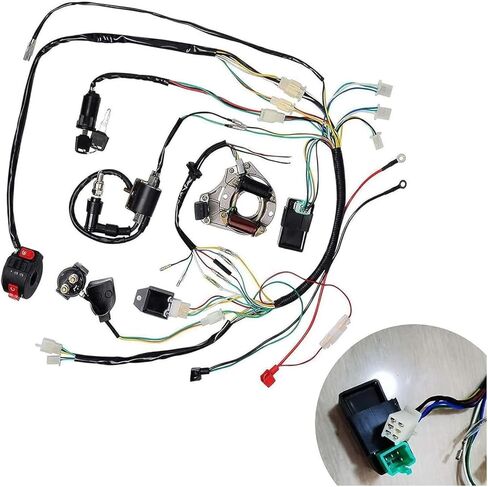 1 Set Wire Harness Stator Assembly Kit for 50 70 90 110 125cc Off- Motorcycle Wiring Coil Kit in Saudi Arabia