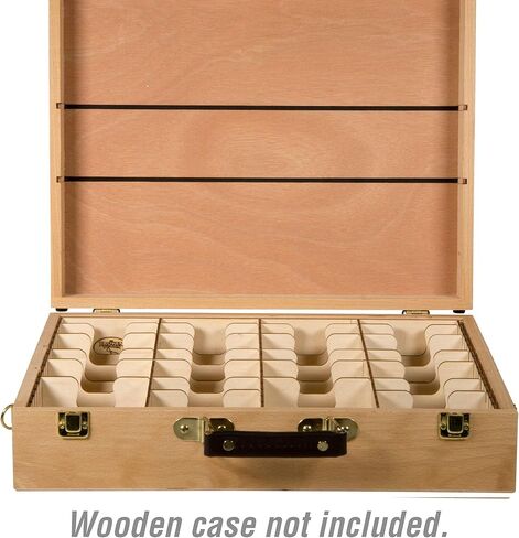The Broken Token Horizontal Card Organizer Compatible with Hobby Lobby Artist Sketch Box 125005 – 4-Row, 22 Adjustable Dividers, Extra Space for Rulebooks in Kuwait