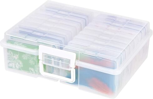 MICHAELS Photo & Craft Storage Box by Recollections - Modern, White, 14.9 x 12 x 5 inches in Kuwait