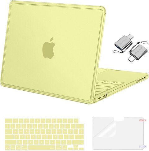 MOSISO Compatible with MacBook Neo Case 13 inch 2026 Release A3404, Precision-Matched to Laptop Color,4 in 1 Kit Slimness Case Anti-Crack Hard Shell with Reinforced Surround&Corner Defense, Indigo in Kuwait