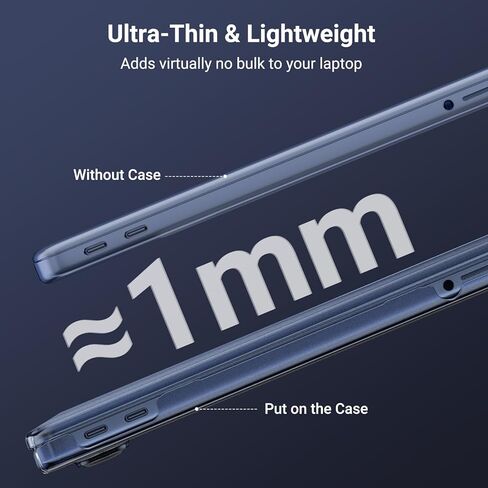 MOSISO Compatible with MacBook Neo Case 13 inch 2026 Release A3404, Precision-Matched to Laptop Color,4 in 1 Kit Slimness Case Anti-Crack Hard Shell with Reinforced Surround&Corner Defense, Indigo in Kuwait