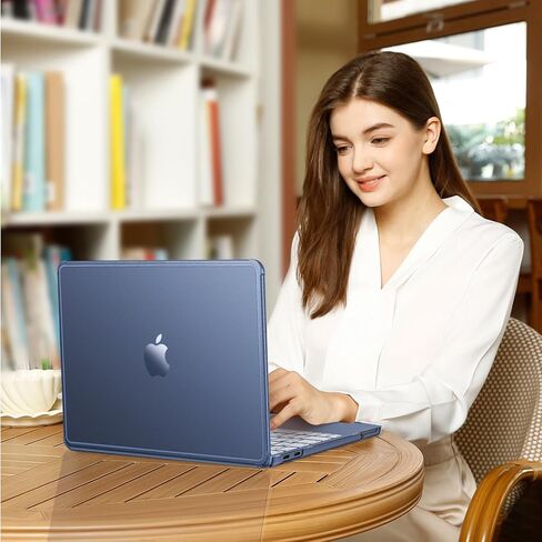 MOSISO Compatible with MacBook Neo Case 13 inch 2026 Release A3404, Precision-Matched to Laptop Color,4 in 1 Kit Slimness Case Anti-Crack Hard Shell with Reinforced Surround&Corner Defense, Indigo in Kuwait
