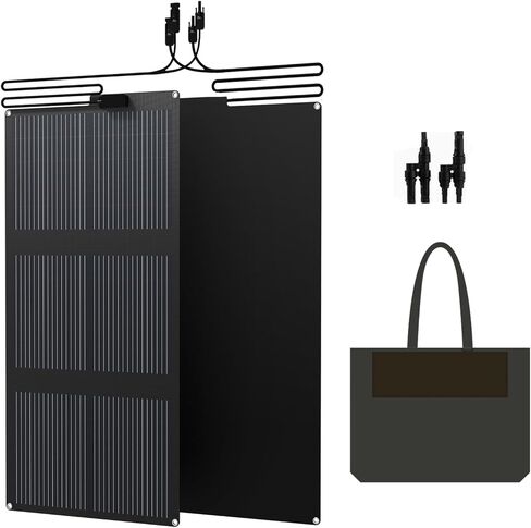FlexSolar 30W Portable Solar Panel Chargers QC3.0 18W USB-A USB-C Output Foldable Small Power Emergency ETFE Panels IP67 Waterproof Camping Backpacking Hiking for Cell Phone Power Banks Flashlight in Saudi Arabia
