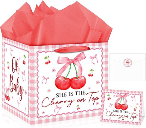 Extra Large Golf Baby Boy Gift Bag Square Jumbo Golf Baby Shower Bag with Wrapping Paper Card Sticker Envelope, A Little Putter Baby Gift Bag for Boy Sport Birthday Party New Parents Newborn Gifts in Saudi Arabia