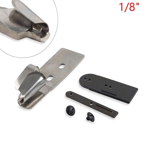 1/8" Side Lap Seam Folder for Singer Style # 303-M for Double Needle lockstitch or chainstitch for Brother Machine in Kuwait