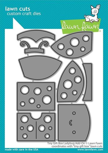 Lawn Fawn Dies - Tiny Gift Box Ladybug Add-On (LF2256) in Kuwait
