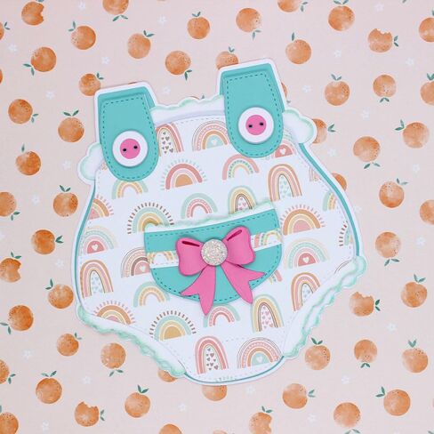 KSCRAFT Onesie Shape Mini Album Metal Cutting Dies Stencils for DIY Scrapbooking Decorative Embossing DIY Paper Card in Kuwait