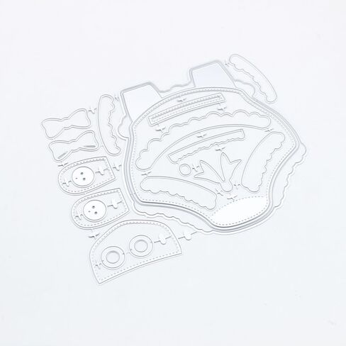 KSCRAFT Onesie Shape Mini Album Metal Cutting Dies Stencils for DIY Scrapbooking Decorative Embossing DIY Paper Card in Kuwait