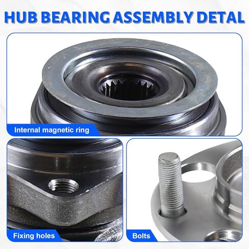 513308 Front Wheel Bearing Hub Assembly with 4 Lug Compatible with Nissan Versa 2007-2011 in Kuwait