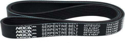 MOCA 7PK1440 EPDM Serpentine Belt fits 2015-2020 for Acura TLX L4 2.4L, 2013-2017 for Honda Accord L4 2.4L, 2018-2019 for Honda CR-V L4 2.4L in Kuwait