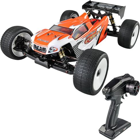 Serpent 1/8 4wd Electric Buggy RTR, 4WD Off-Road Buggy, High Performance, Waterproof, Components, Competition Grade, Hobby Racing, Charger and Battery Excluded, SRX8-E in Saudi Arabia