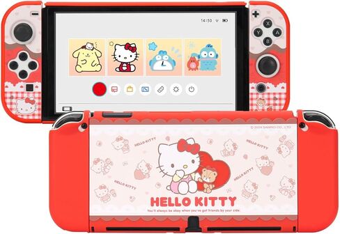 Protective Shell for Switch OLED,Slim Cover Case Compatible with Nintendo Switch OLED,Anti-Scratch and Shock-Absorption Design Joy Con Cover Skins in Kuwait