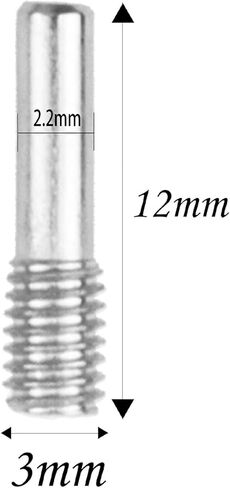 12pcs M3x12mm RC Driveshaft Screw Pins Hardened Steel Transmission Joint Bolts Set Upgrades for 1/10 Scale Crawler Buggy Compatible with Traxxas TRX4 in Saudi Arabia