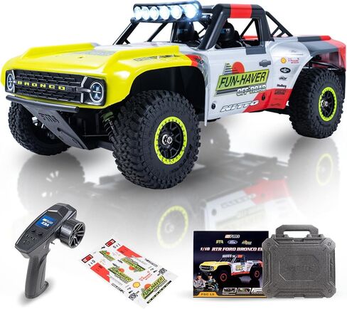 FCXㅤ FMS 1/18 Ford Bronco U4 S RC Truck, Hobby RC Crawler with Remote Controlled Lighting, Cooling System 4WD Drivetrain RC Crawler for Adults, Brushed RTR, 2025 in Saudi Arabia