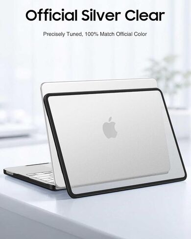 Fintie Case for MacBook Neo 13 inch (2026 Release, Model A3404) - Clear Matte Hard Shell with TPU Soft Bumper, Slim Shockproof Matte MacBook Neo Cover for Work Travel Study Daily Use (Black) in Saudi Arabia