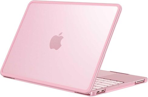 Fintie Case for MacBook Neo 13 inch (2026 Release, Model A3404) - Clear Matte Hard Shell with TPU Soft Bumper, Slim Shockproof Matte MacBook Neo Cover for Work Travel Study Daily Use (Black) in Saudi Arabia