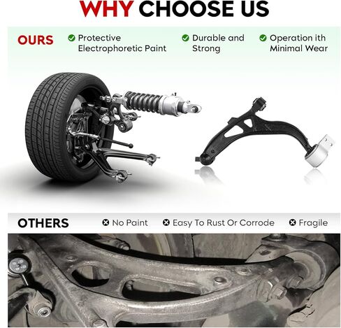 Front Lower Left Control Arm Driver Side Fit for 2011-2019 Ford Explorer 2013-2019 Ford Police Interceptor Utility K622216 in Kuwait