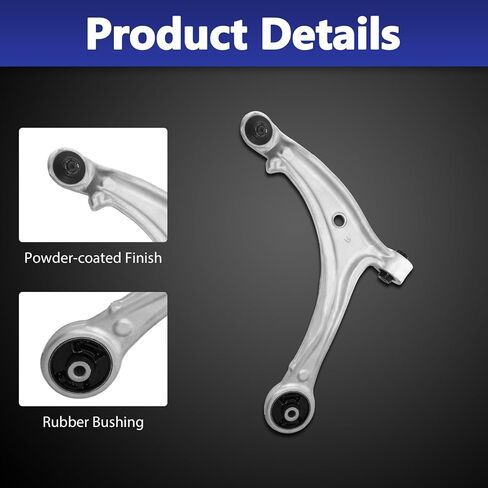 Suspension Kit, Aluminum Front Control Arm With Ball Joint Tie Rod Sway Bar Link Compatible With 2005-2010 Honda Odyssey - 8 Pcs in Kuwait