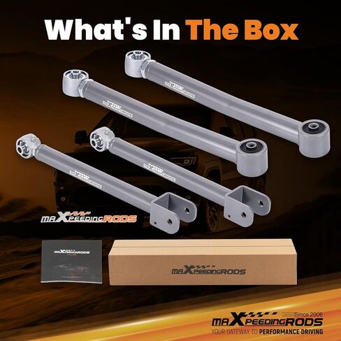 maXpeedingrods Front Control Arms for Jeep Wrangler JK JKU 2007-2018 for 0-6" Lift, Adjustable Suspension Kit in Kuwait