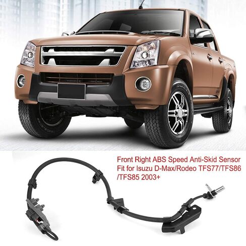 Front Right Wheel ABS Speed Sensor, Replacement for Select Pickup Models 2003-2013, OE 897387989, Anti Skid Sensor in Kuwait