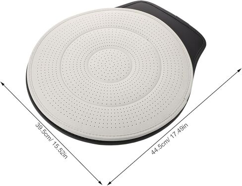 Garneck Rotating Car Seat Cushion with Non-Slip Base Ergonomic Swivel Auto Seat Mat for Driver Comfort Removable Washable Cover Suitable for Trucks Cars Elderly and Pregnant Passengers in Kuwait