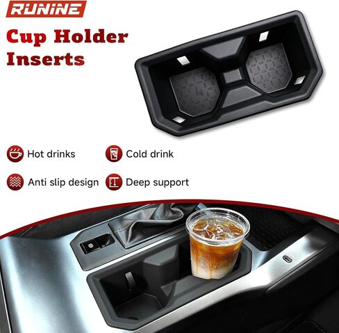 5PCS Center Console Organizer Set for 2026 Toyota RAV4, RAV4 Interior Accessories, Armrest Storage Box, Wireless Charging Protective Mat, Cup Holder Insert, Console and Passenger Liners in Saudi Arabia