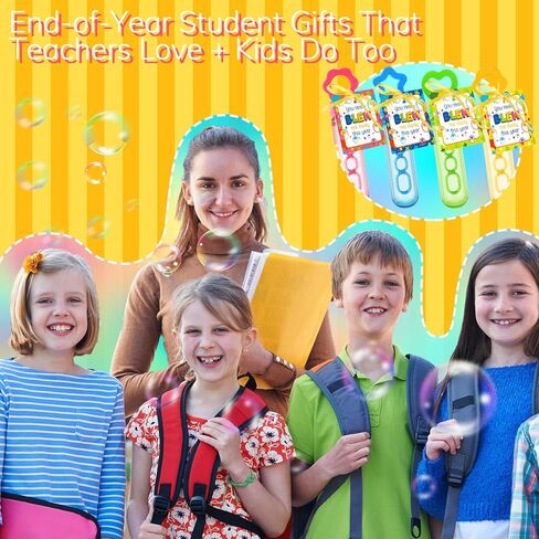 24 Pcs Mini Star Bubble Wands Bulk End of Year Gifts for Students with Tags and Ribbons Kids Boys Girls Party Favors Graduation Summer Goodie Bag Stuffers(Blew Me Away,Novelty) in Saudi Arabia