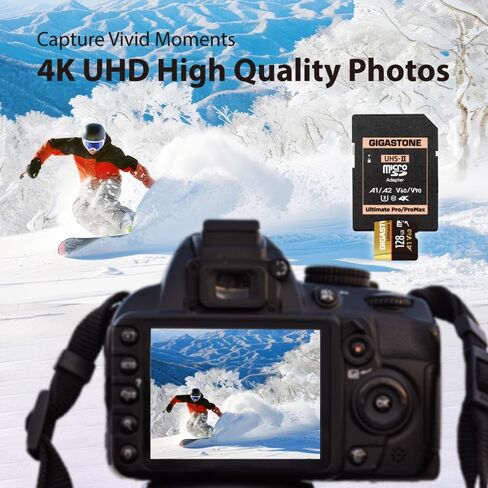 [5-HYS استرداد البيانات المجانية] Gigastone 512GB Micro SD Card ، Ultimate Pro ، بطاقة ذاكرة MicroSDXC للكاميرا ، R/W ما يصل إلى 280/200 ميجابايت/ثانية ، UHS-II U3 ​​A1 V60 C10 ، مع محول in Saudi Arabia