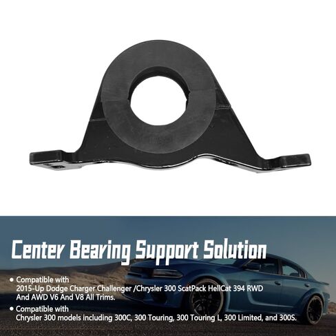 Center Bearing Support Solution Compatible with Chrysler Dodge Charger Challenger 2015-UP, Drive Shaft Bearing Replace 3010735AB 52123974AH 52123974AC 52123974AD in Saudi Arabia