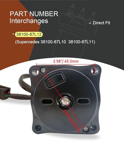 يحل محرك تقليم الميل محل 38100-87L12 يناسب سوزوكي خارجي DF90A DF70A 2019-2023 DF80A 2021-2023 DF75A DF100B 2023 surpercedes 38100-87L10 38100-87L11 in Kuwait