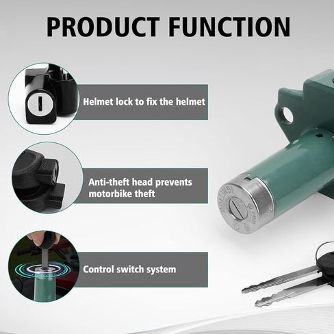 Ignition Key Switch Kit for Hawk 250 250cc, Motorcycle Ignition Lock Cylinder Ignition Starter On Off Switch Key Set in Kuwait