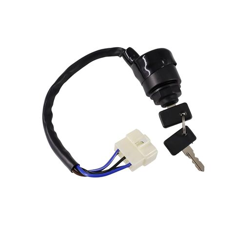 Ignition Key Switch for Kawasaki Mule 600 610 2005-2016 Mule 4000 4010 Diesel 2009-2020 with 2 Keys Replaces-27005-0011 27005-1191 27005-1146 in Saudi Arabia