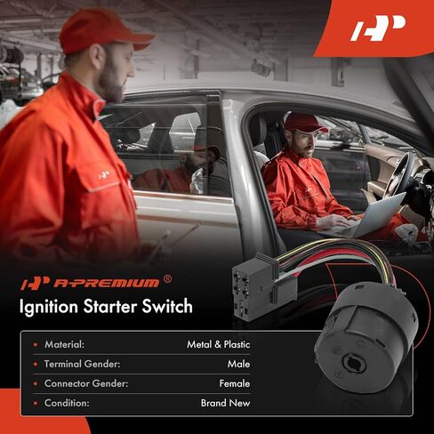 A-Premium Ignition Starter Switch Compatible with Dodge & Freightliner Vehicles - Sprinter 2500, Sprinter 3500-5 Blades in Kuwait