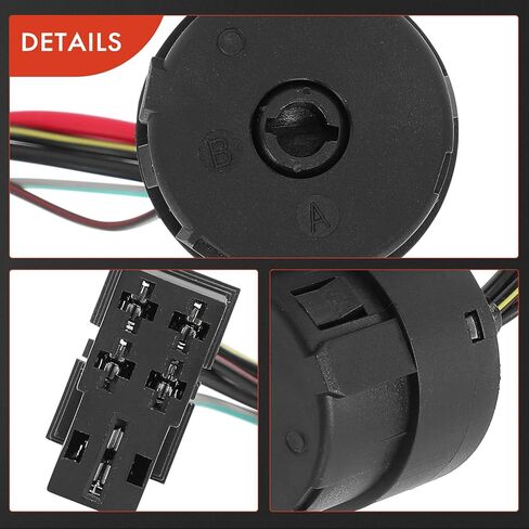 A-Premium Ignition Starter Switch Compatible with Dodge & Freightliner Vehicles - Sprinter 2500, Sprinter 3500-5 Blades in Kuwait