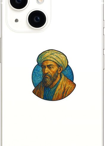 (3 Pack) Averroes Post-Impressionist Gogh Style Digital Sticker (2.75" x 3.25") in Kuwait